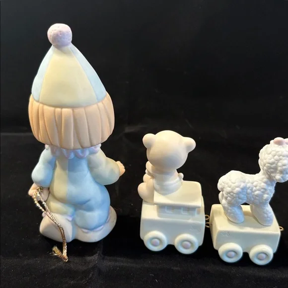 Precious moments birthday train circus clown figurine set baby 1 2 3 4 5 6 - Picture 8 of 13